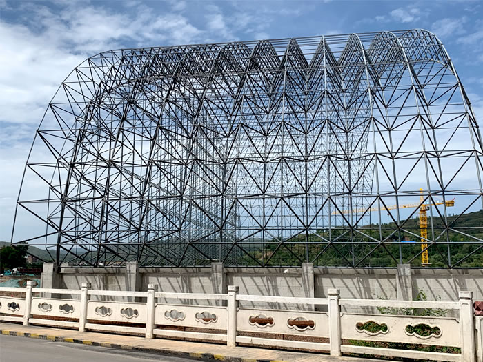 东台山寨矿储煤棚网架